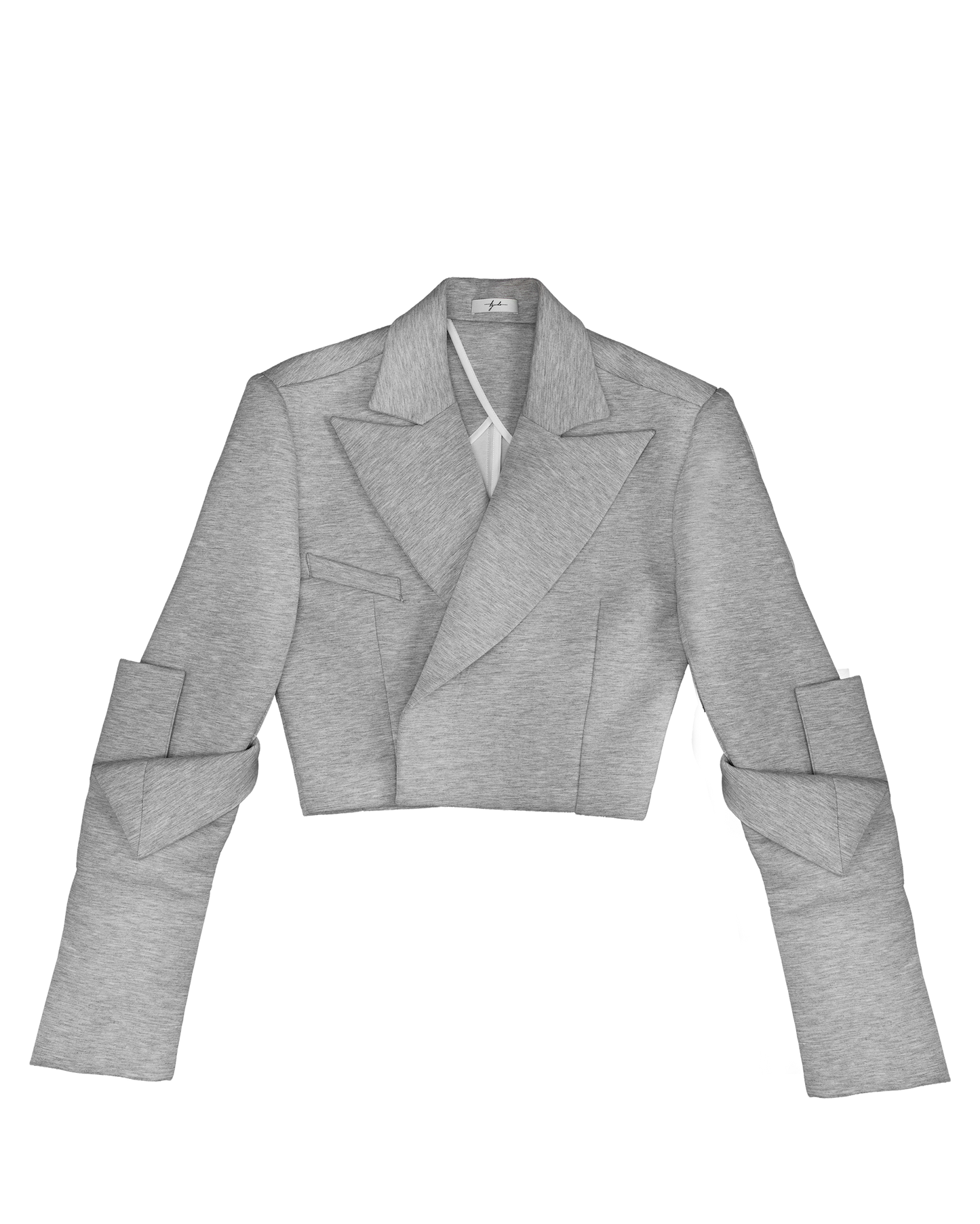 Cropped Origami Sleeve Blazer