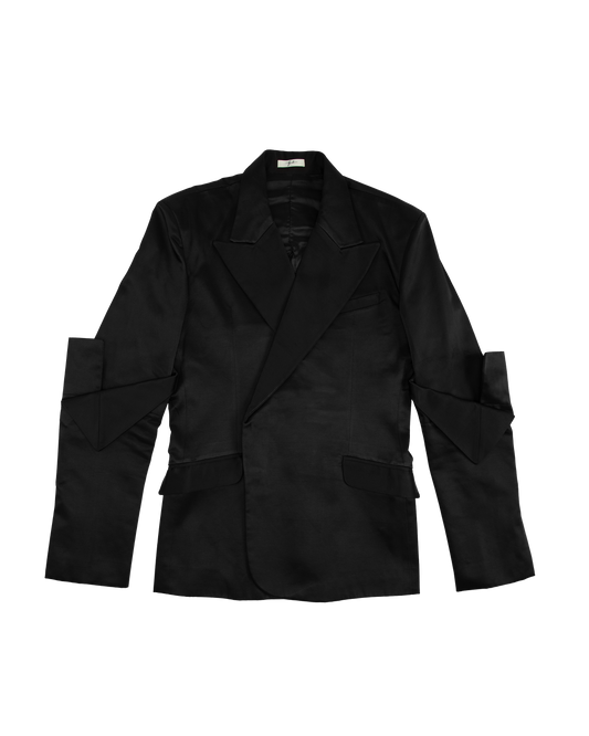 Origami Sleeve Tuxedo Jacket